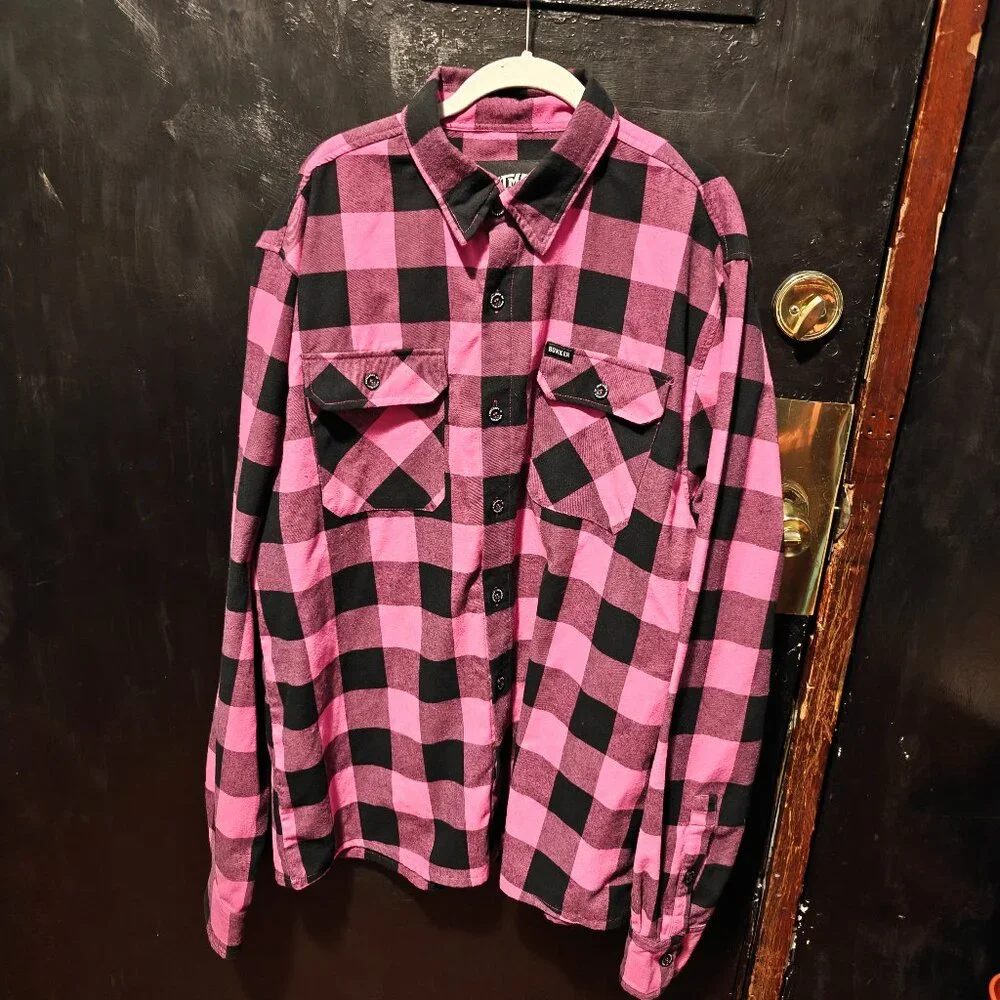 Flannel Bunker - Hitman Large - Breast Cancer Awareness - Picture 1 of 4
